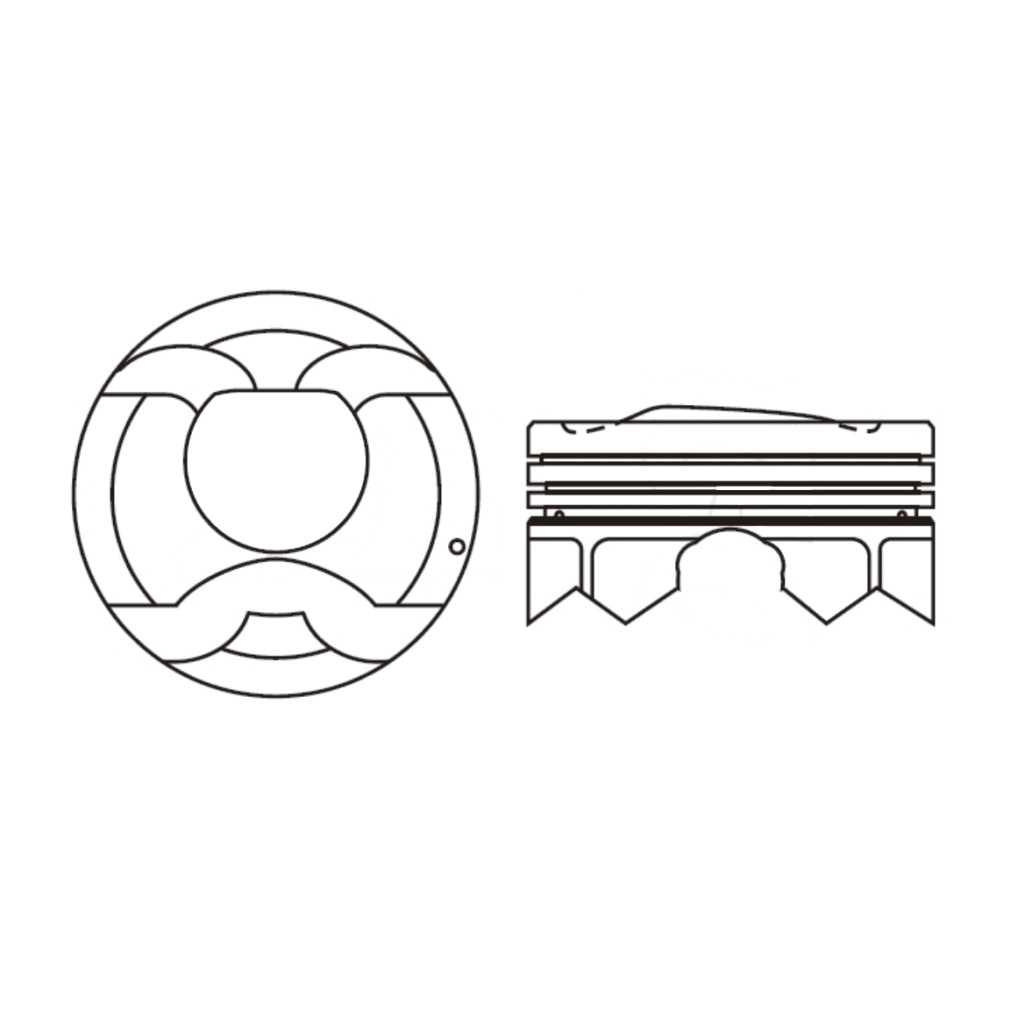 Piston set fits KIA Ceed Proceed Optima Soul Sportage 1.6GDI T-GDI G4FD G4FJ 11-