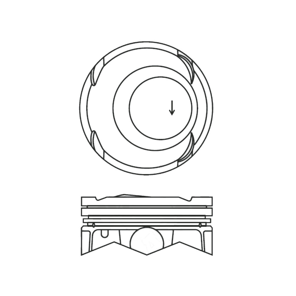 Piston set fits KIA Ceed Cerato Optima Soul ProCeed Sportage 1.6 T-GDI G4FJ 2012-