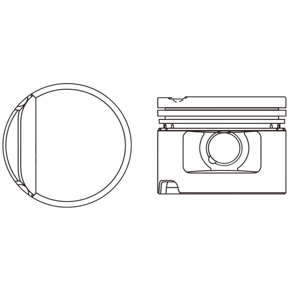 Piston set fits VW Corrado Golf Scirocco 1.8 GTI KR PL 16v 1985-1999