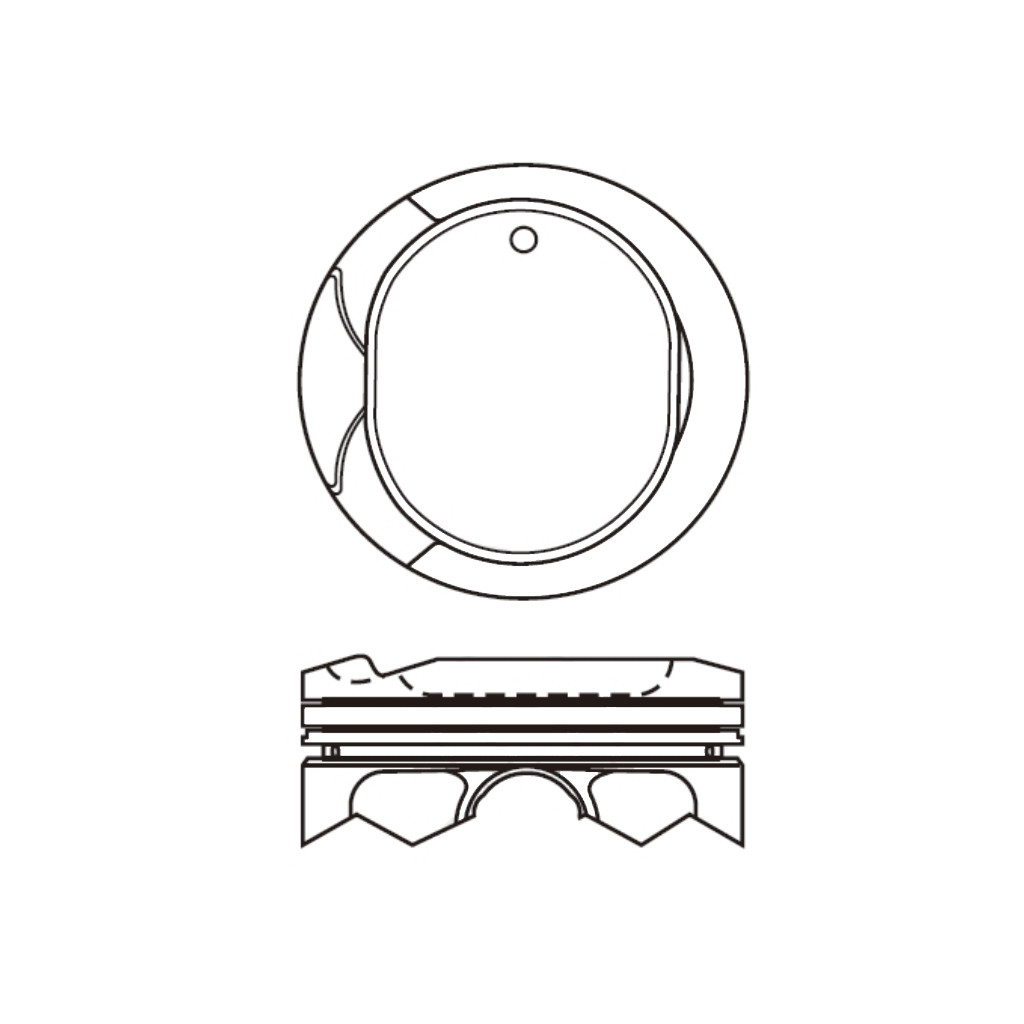 Piston set fits Toyota Corolla Rav4 Matrix Celica MR2 1.8 1ZZ-FE DOHC 16v 1999-