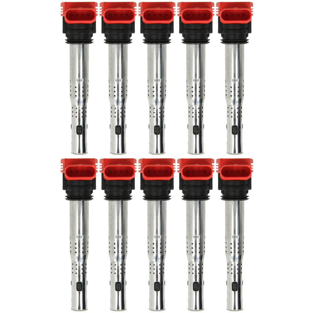 NGK U5014 ignition coil set fits Audi RS6 5.2L TFSI v10 Lamborghini Gallardo 5.0L