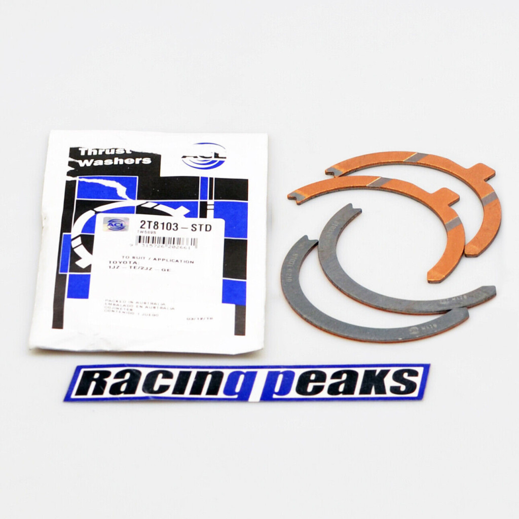 ACL 2T8103 thrust washers fits Toyota 1JZ 2JZ Supra Crown Altezza IS300 2.5L 3.0L