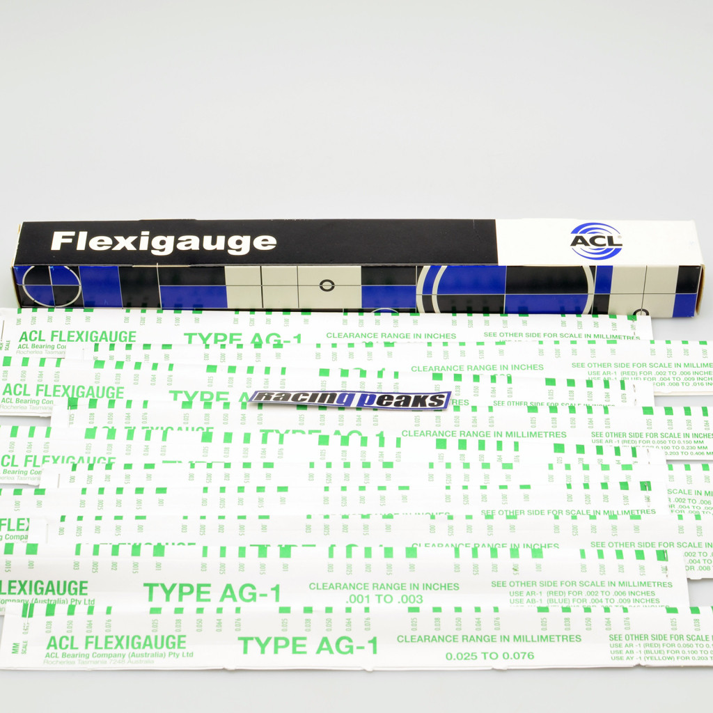 ACL AG-1 flexigauge plain bearings measuring tape .001-.003in 0.025-0.076mm