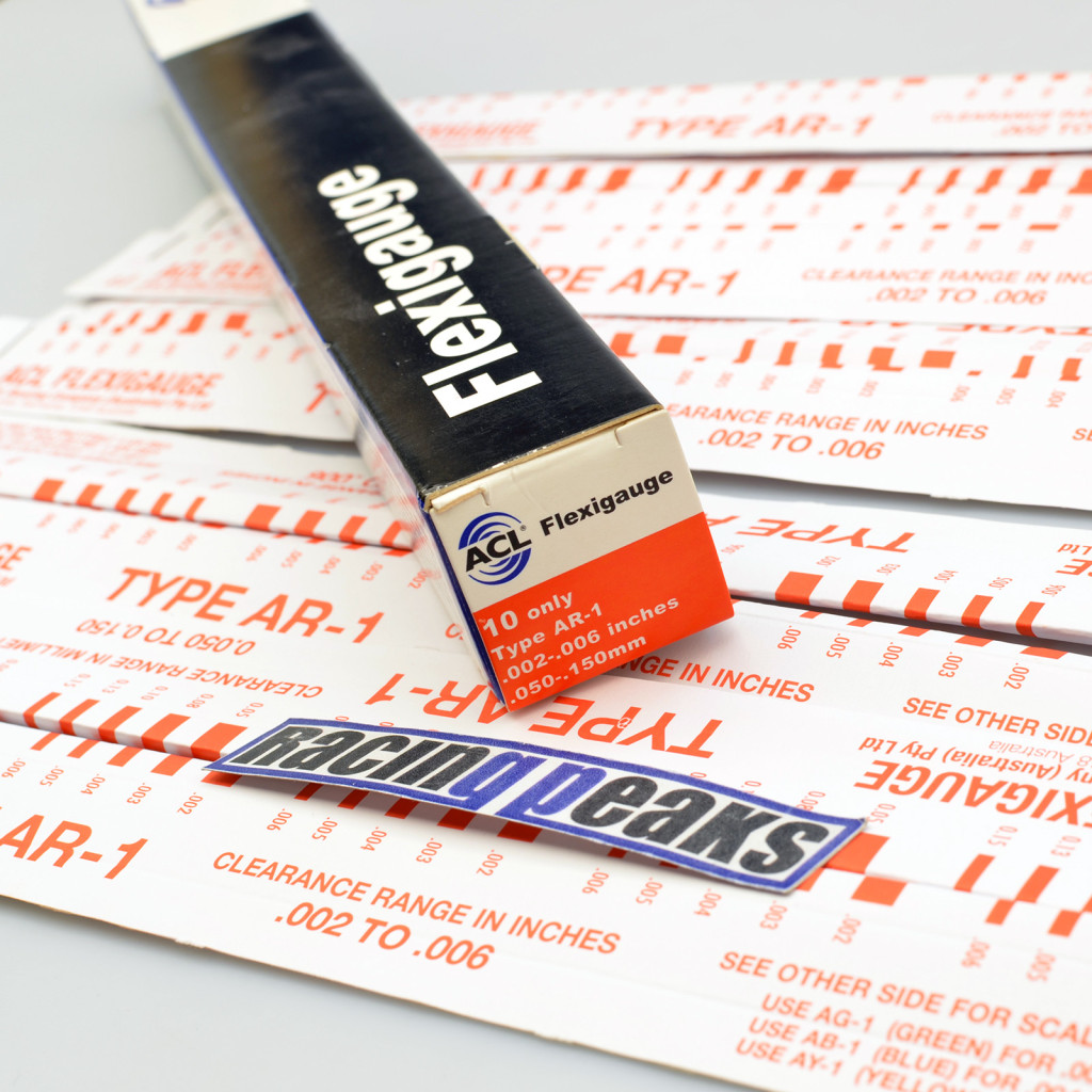 ACL AR-1 flexigauge plain bearings measuring tape .004-.009in 0.012-0.229mm