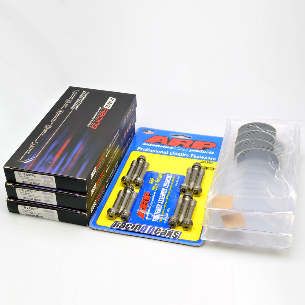 King Racing CR222GPC rod bearings ARP bolts fits BMW N54B30 N55B30 S55B30 3.0L