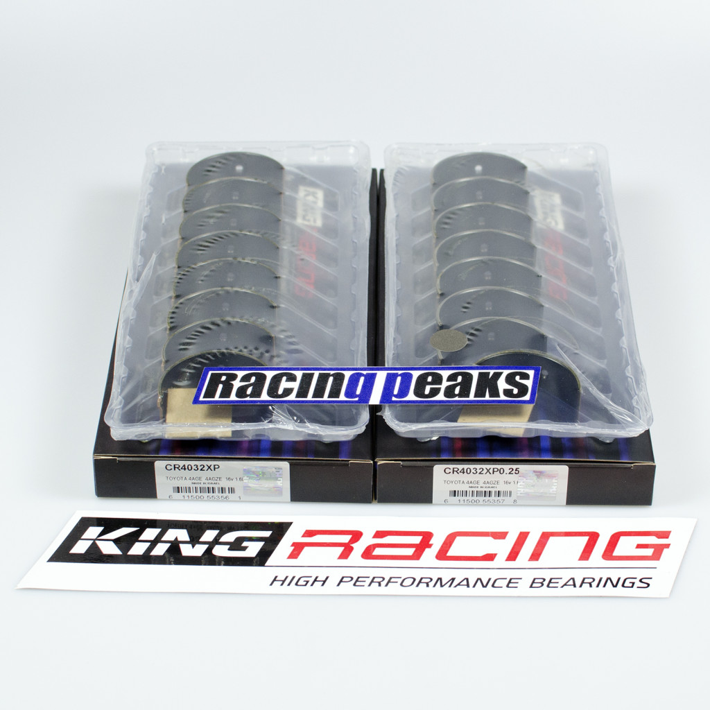 King Racing CR4032XP X rod bearings fits Toyota 4AGE 4AGZE 4AGELC 1.6L 16v 20v