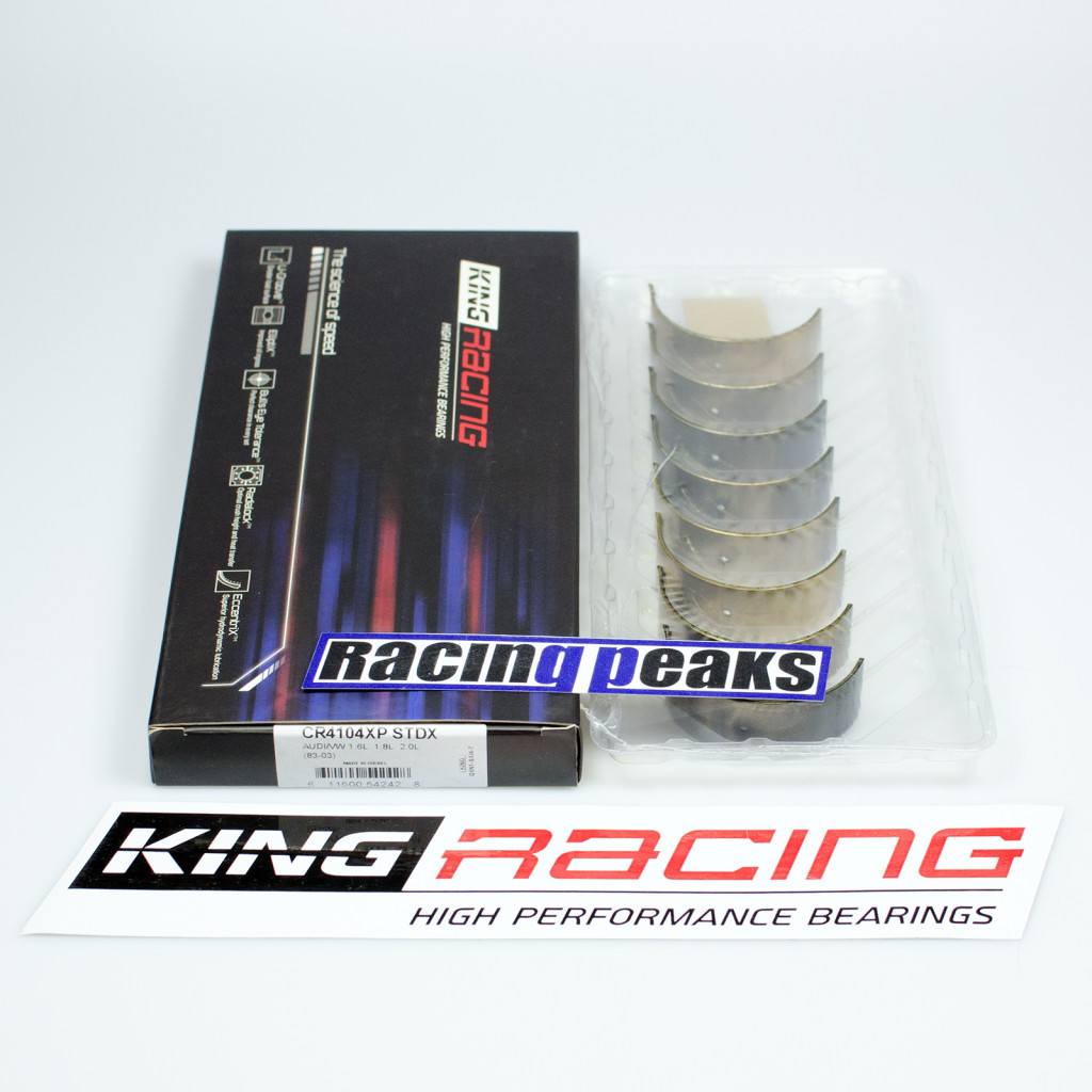 King Racing CR4104XP X rod bearings fits VW Audi 1.6 1.8 2.0 8v 16v 1980-2010