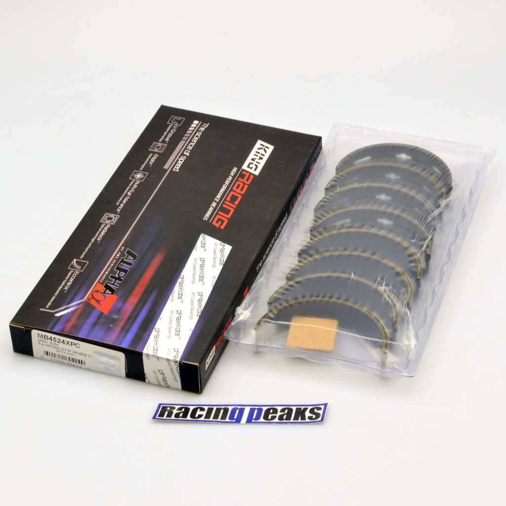 Polymer coated alpha main bearings fits Nissan VR30DDTT VR38DETT VQ35HR VQ37VHR