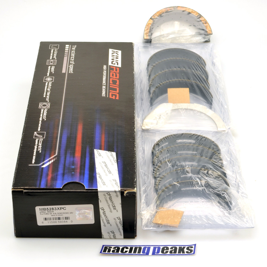 KING Racing coated main bearings fits FORD 4.6L 281CI Modular V8 16v 24v 32v