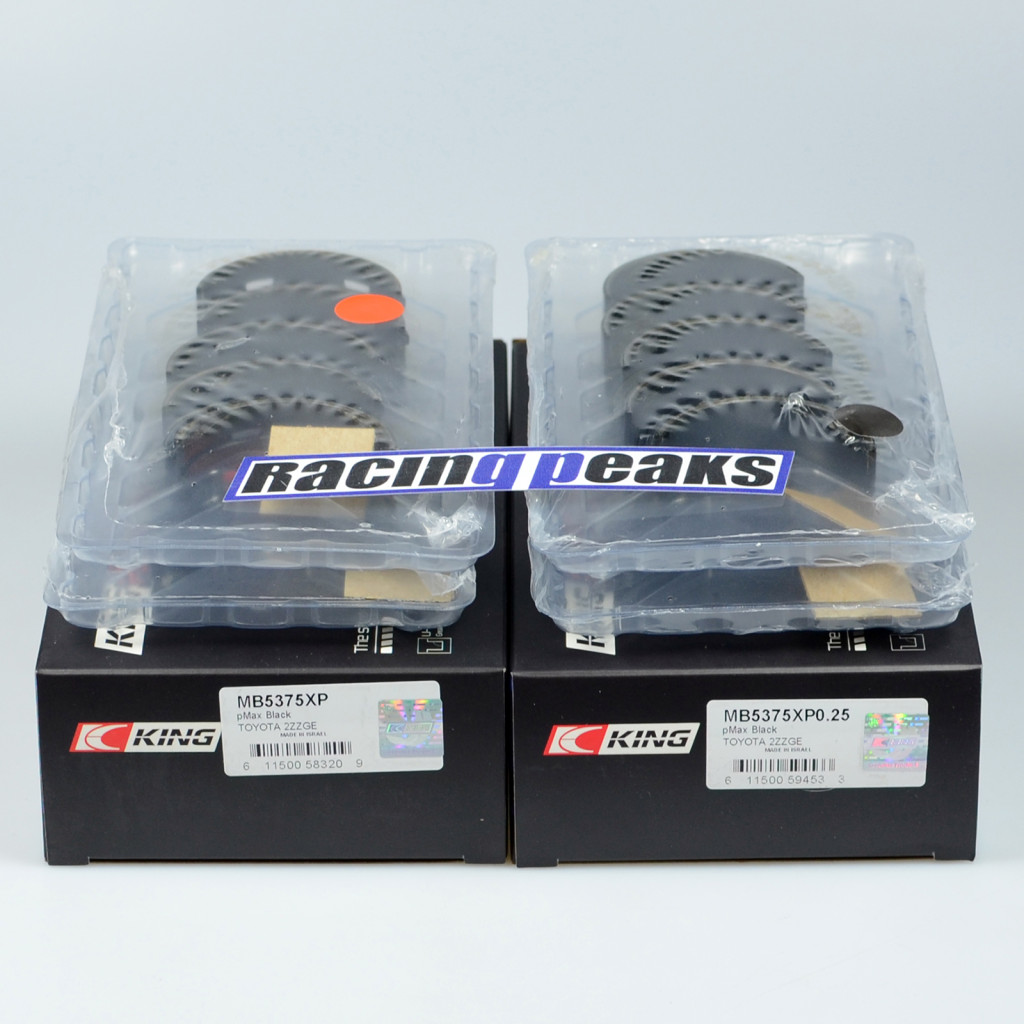 King Racing MB5375XP main bearings fits Toyota 1.8L 16v 2ZZGE 1ZZFE