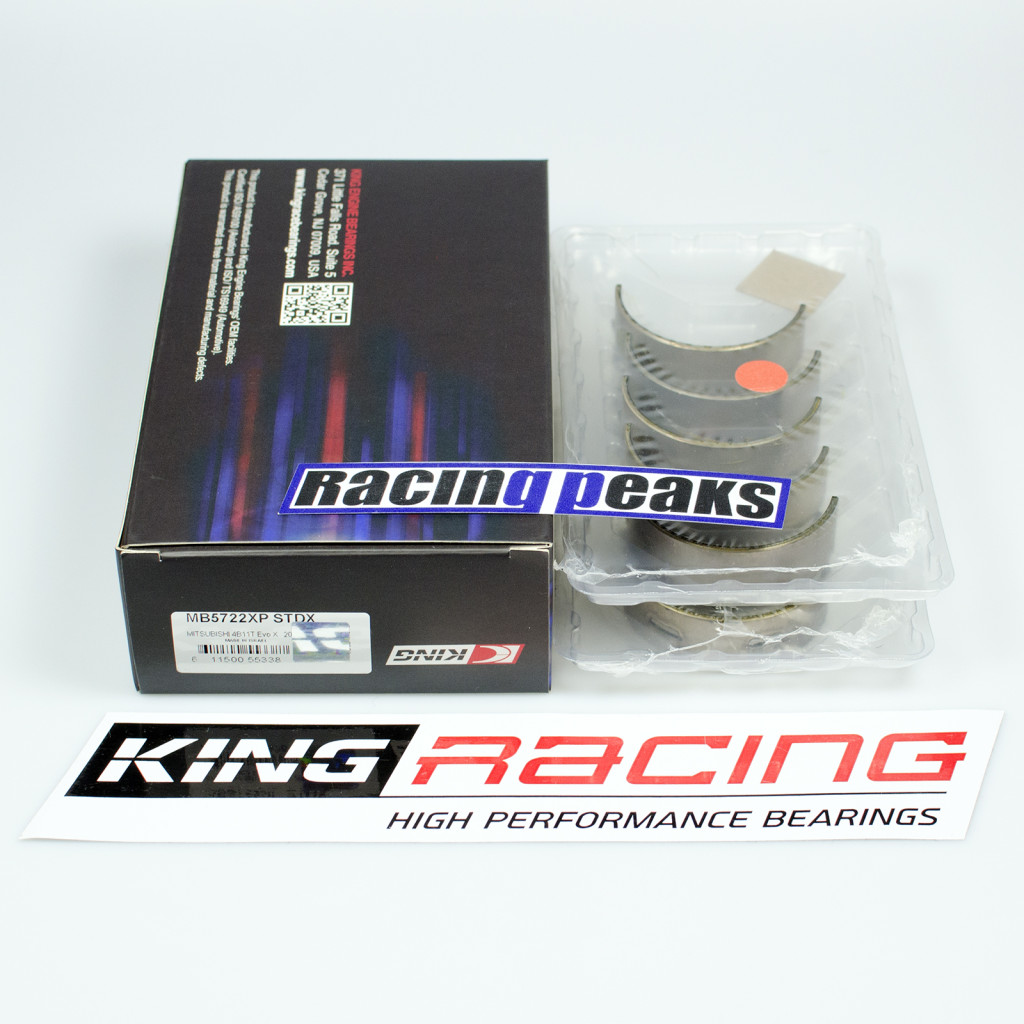 King Racing MB5722XP main bearings fits Mitsubishi 2.0L 16v Evo10 4B11
