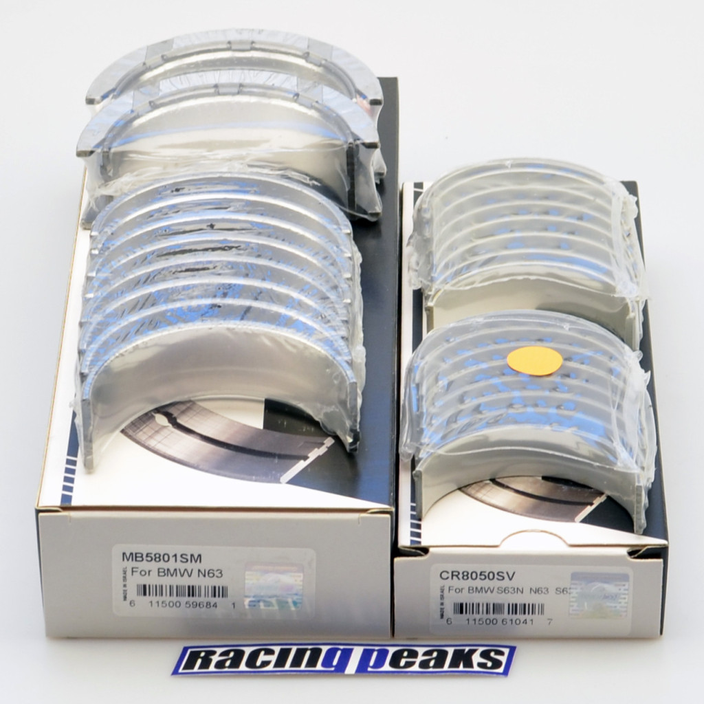 BMW M5 M6 550i 650i X5 X6 50i N63B44 S63B44 03/2011- rod & main bearings set