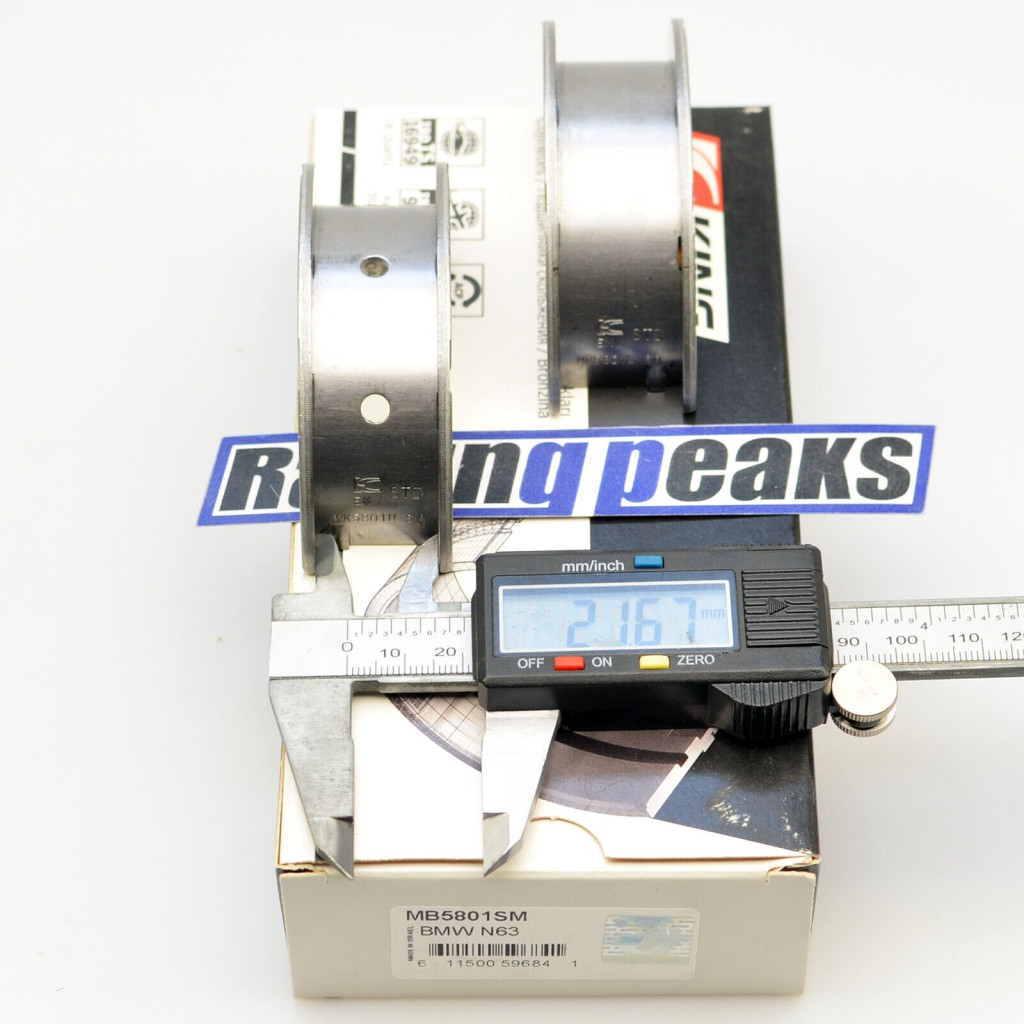 BMW M5 M6 S63B44 550i 650i 750i M550i N63B40 N63B44 main bearings King MB5801SM