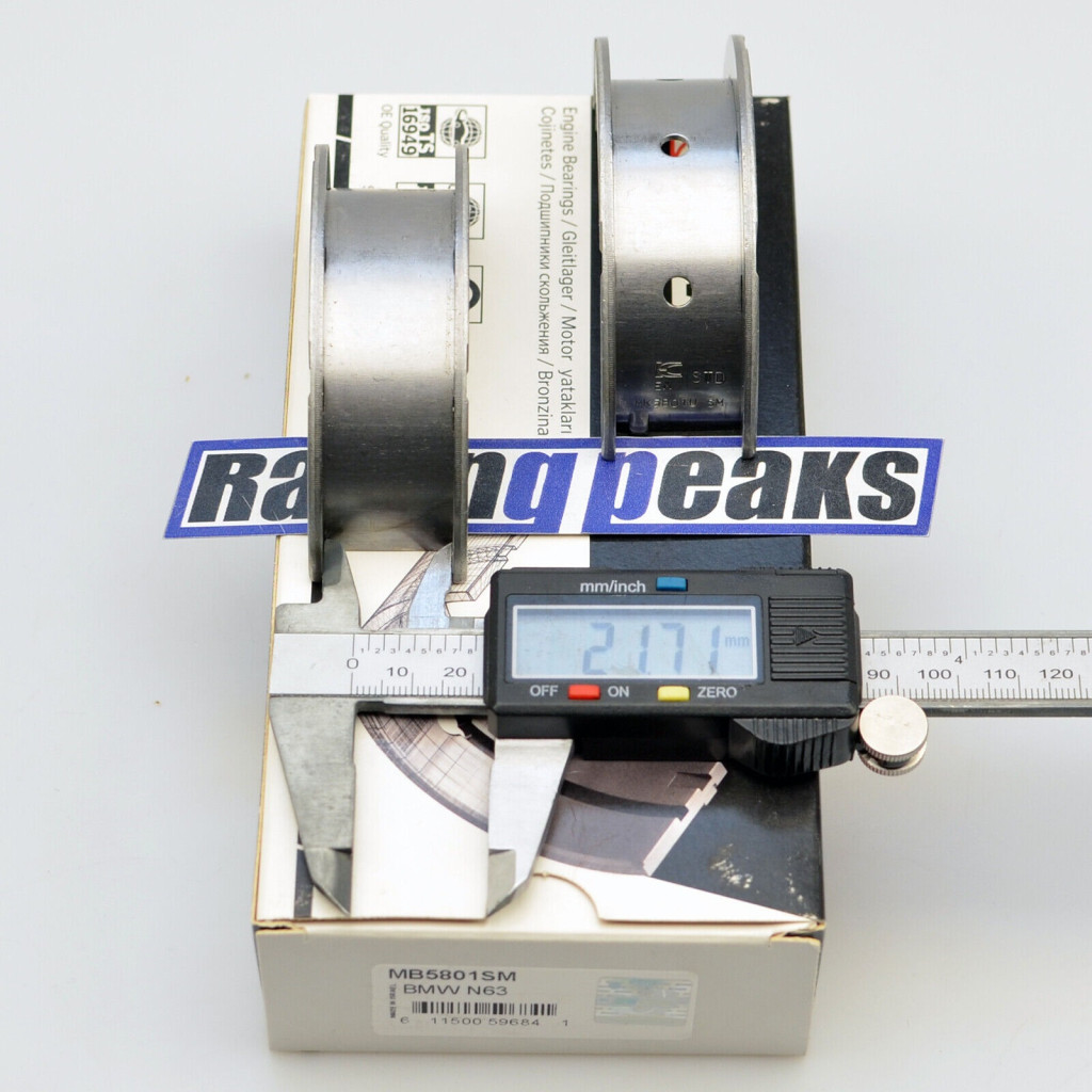 BMW M5 M6 S63B44 550i 650i 750i M550i N63B40 N63B44 main bearings King MB5801SM
