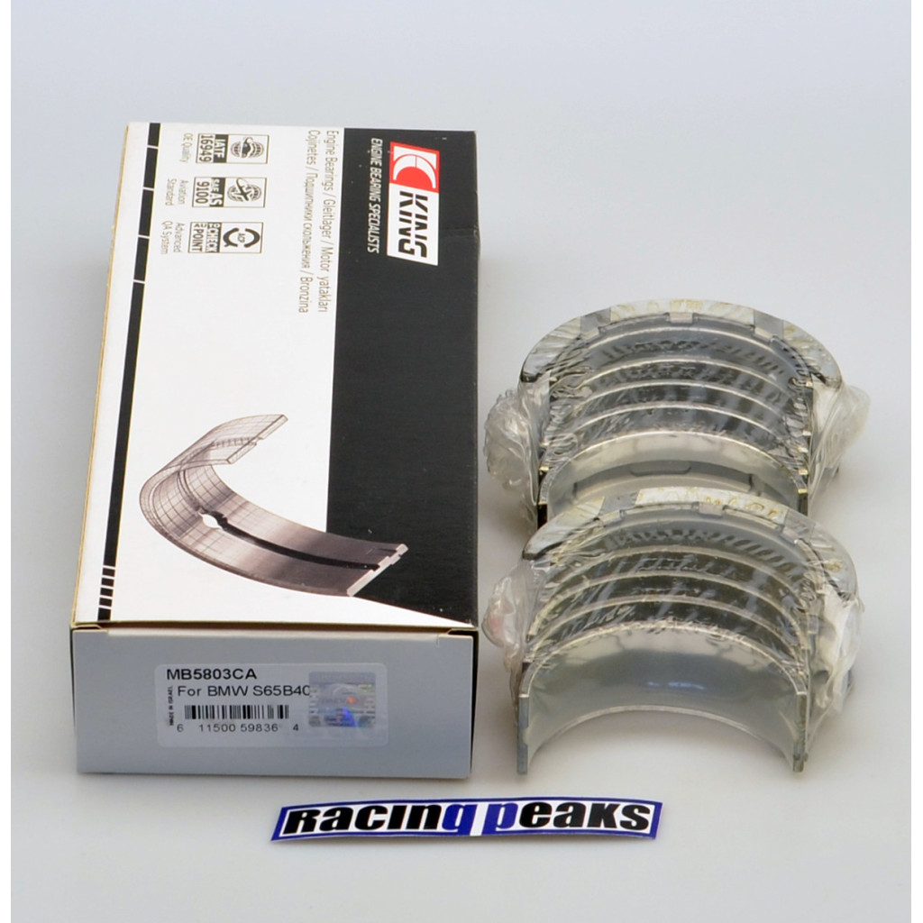 Main bearings fits BMW S65B40 M3 4.0 v8 32v King MB5803CA