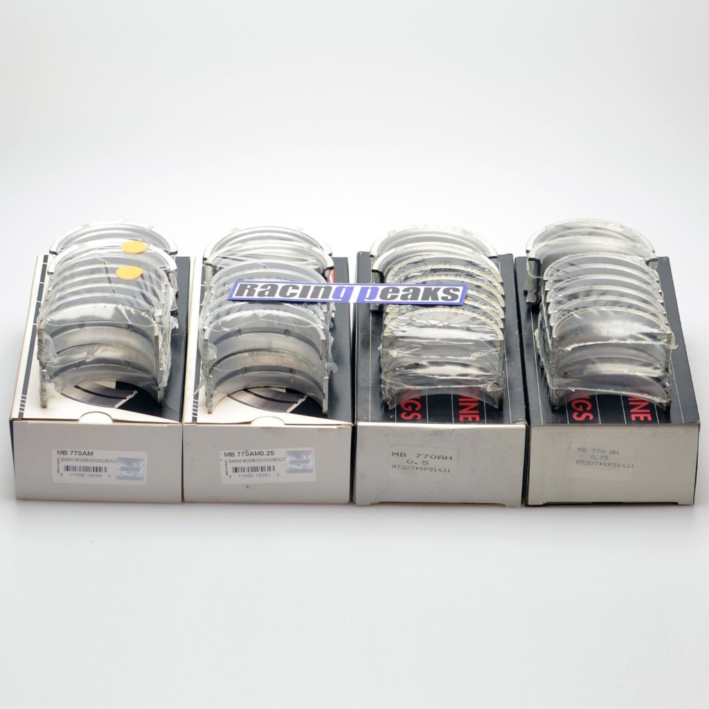 Main bearings fits BMW S38B38 S38B36 M5 M6 M635CSi E28 E34 E24 M30 1968-1995