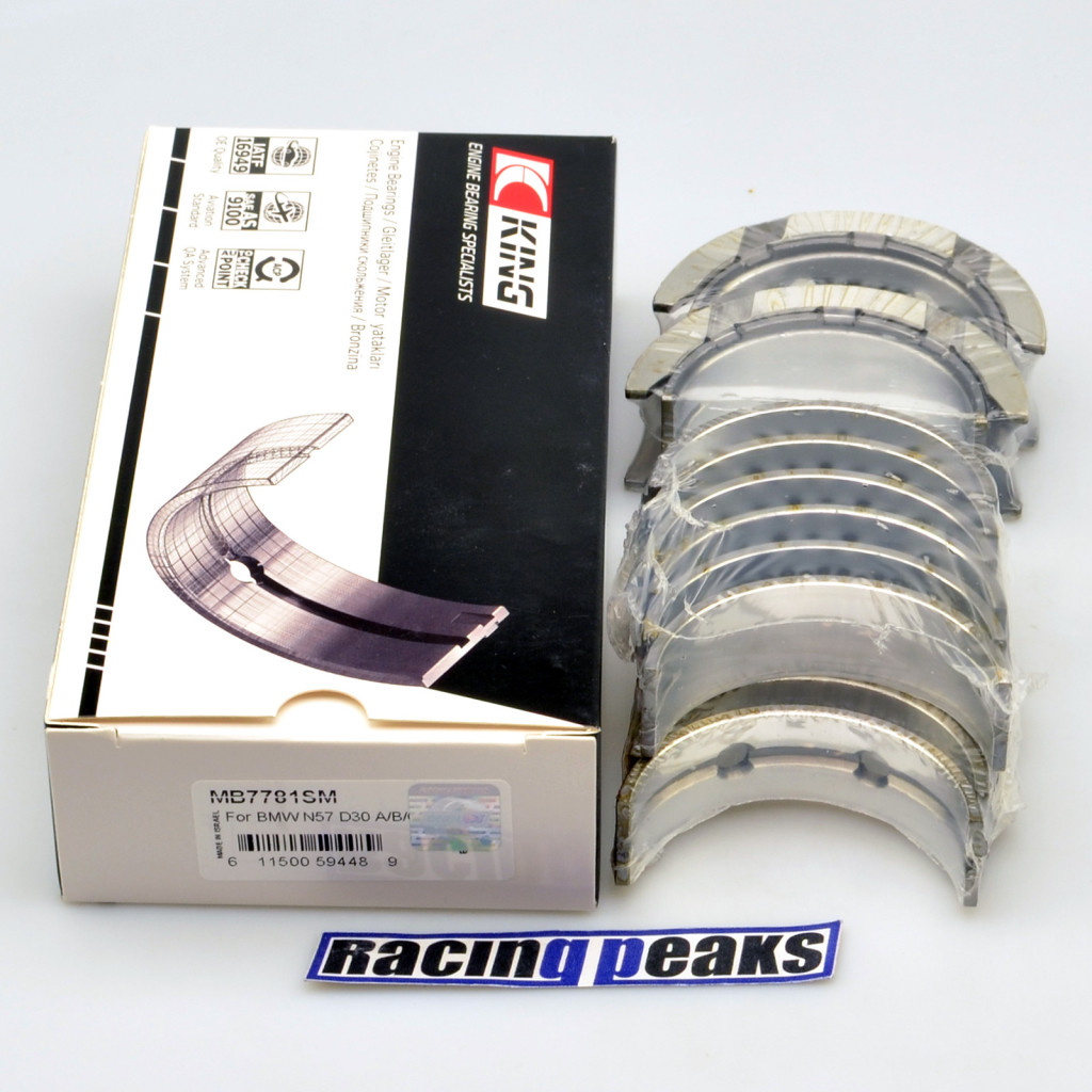 Main bearings fits BMW N57D30 325d 330d 335d 430d 435d 530d 535d X5 X6 30d