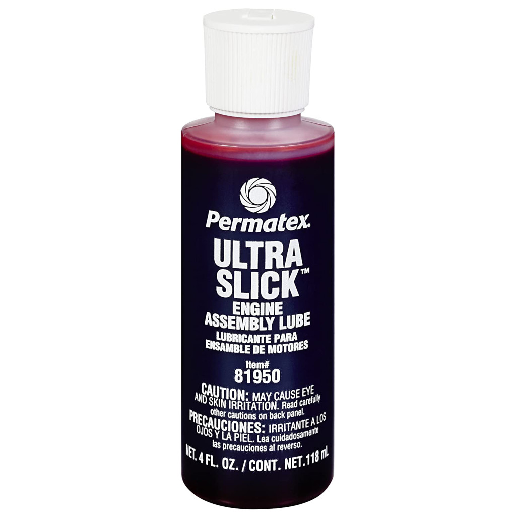 Permatex 81950 ultra slick engine assembly lube oil engine bearings camshafts
