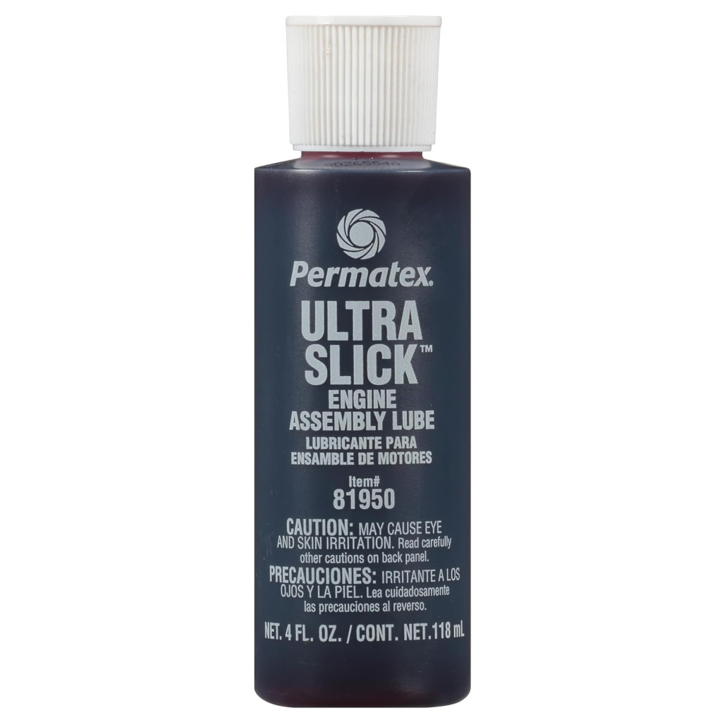 Permatex 81950 ultra slick engine assembly lube oil engine bearings camshafts