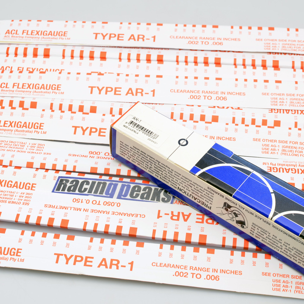 ACL AR-1 flexigauge plain bearings measuring tape .004-.009in 0.012-0.229mm