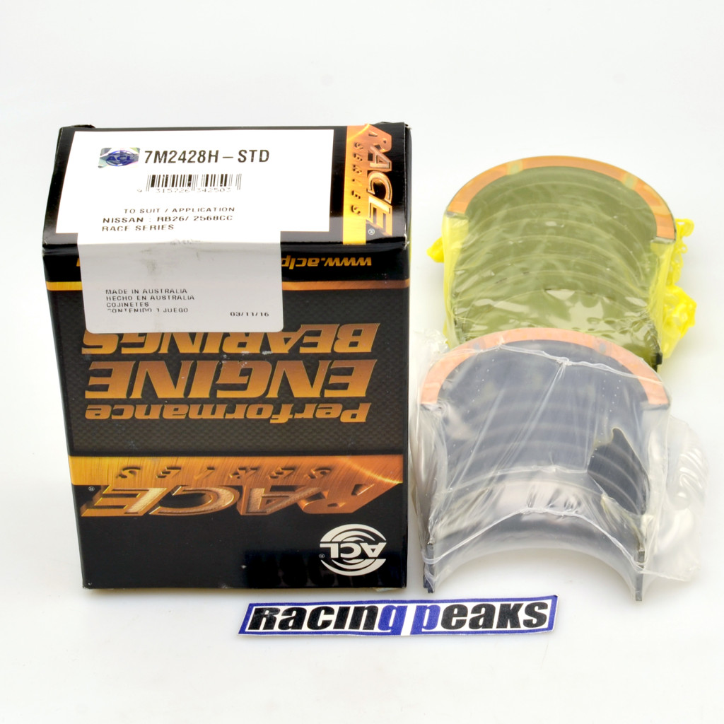 ACL Race 7M2428H main bearings fits Nissan RB26DETT RB26 GTR R34 2.6L