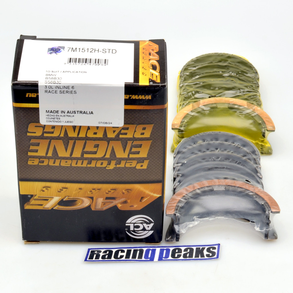 ACL Race 7M1512H main bearings fits BMW B58B30 S58B30 M3 M4 M240i 340i 440i