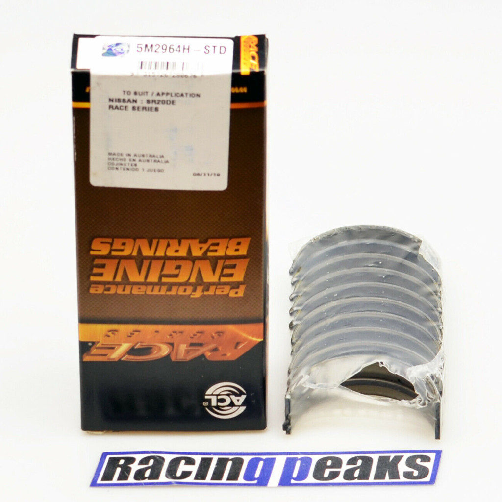 ACL Race 5M2964H main bearings fits Nissan SR20DE SR20DET Pulsar Silvia SX 2.0L