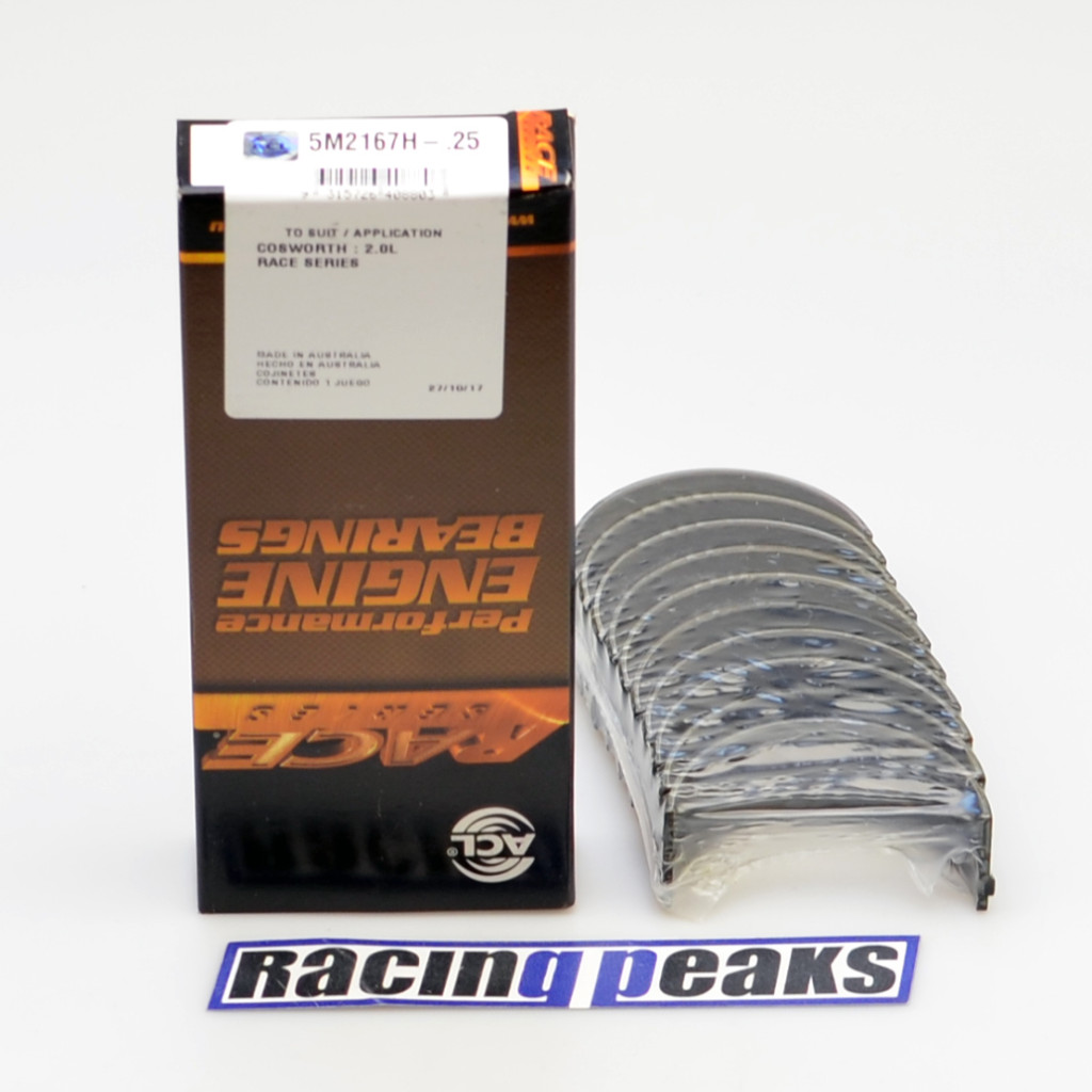 ACL Race 5M2167H main bearings fits Ford YB Escort Sierra Cosworth 2.0L DOHC