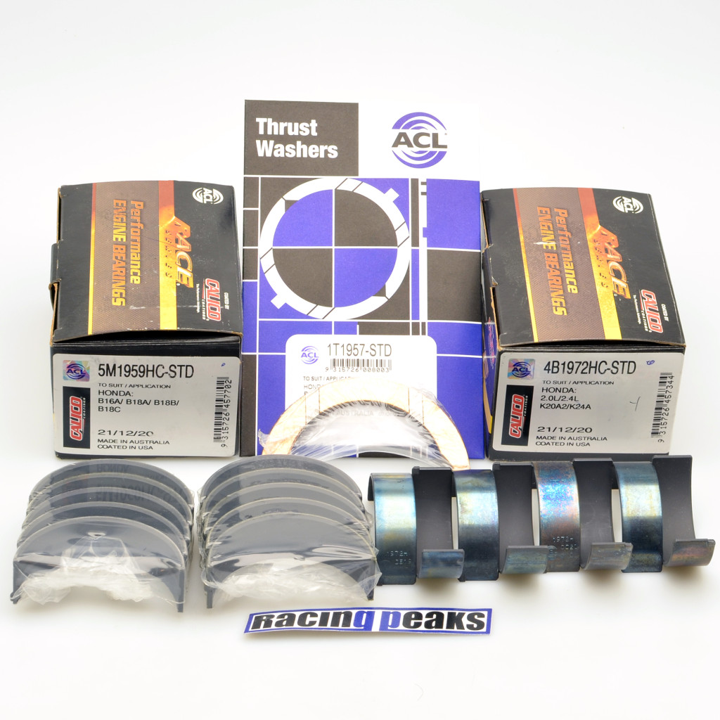 ACL coated main rod bearings set for Honda Acura K20C1 K20A2 K20Z1 K24A K24Z1