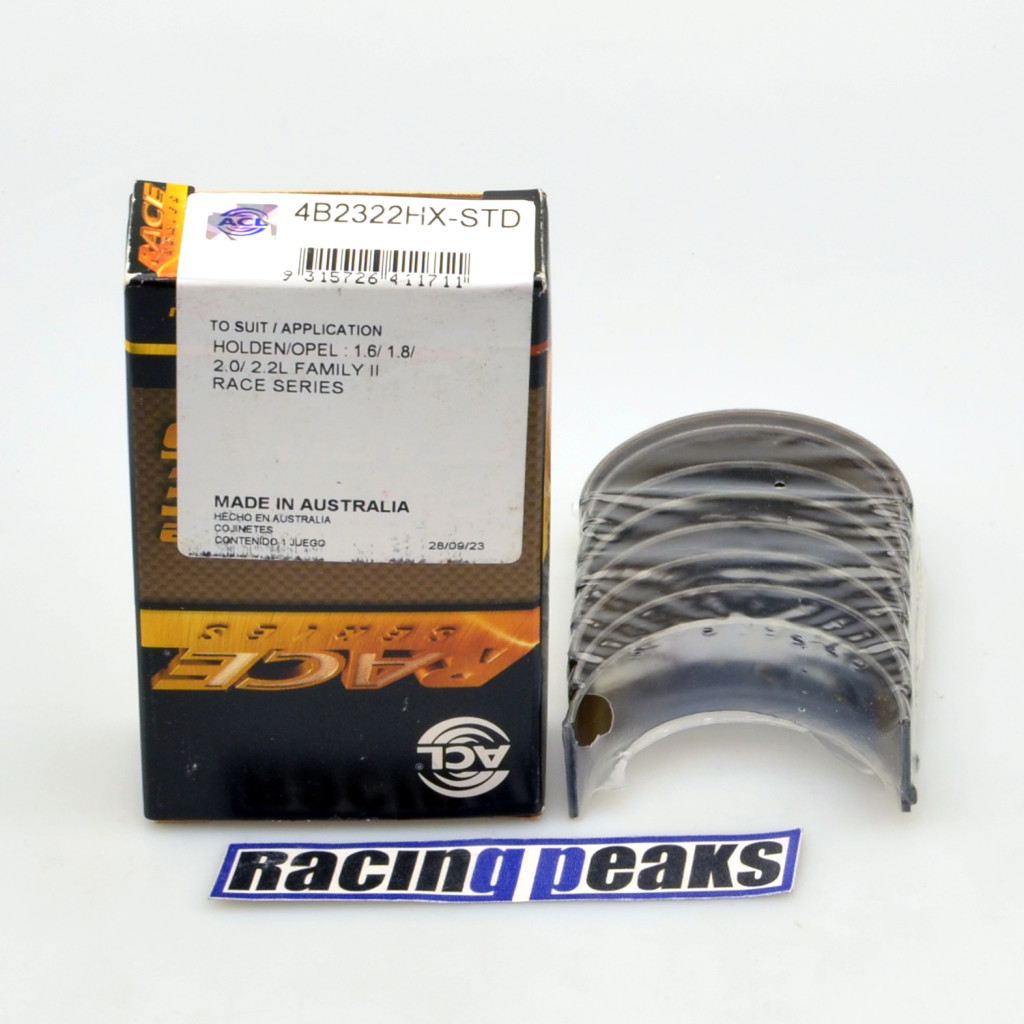 ACL Race 4B2322HX rod bearings fits GM C20XE C20LET Z20LET Z20LEH Z20LER 2.0L