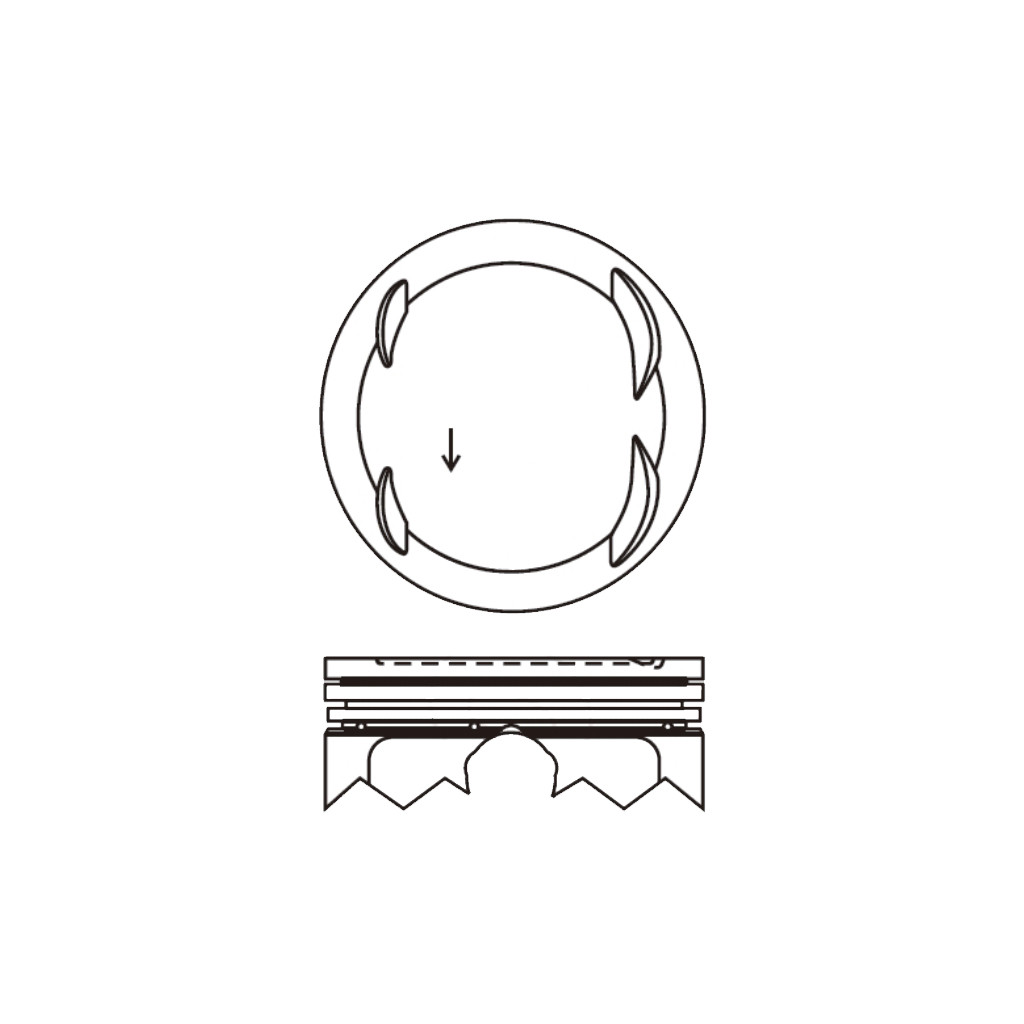 Piston set fits Hyundai Grandeur Santa Fe Sonata Tucson ix35 2.4 Mpi G4KE 2008-