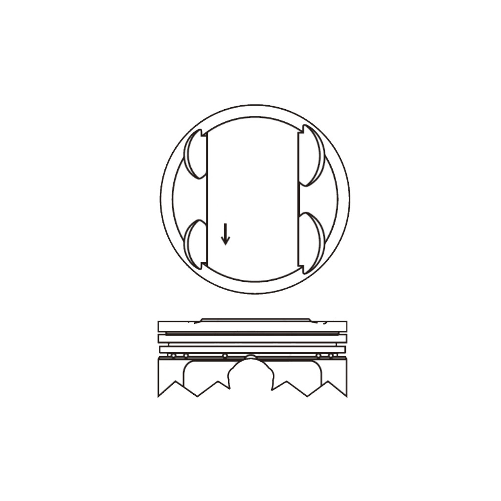 Piston set fits Hyundai Sonata Tucson ix35 Optima Sportage 2.0 Mpi G4KD 2009-