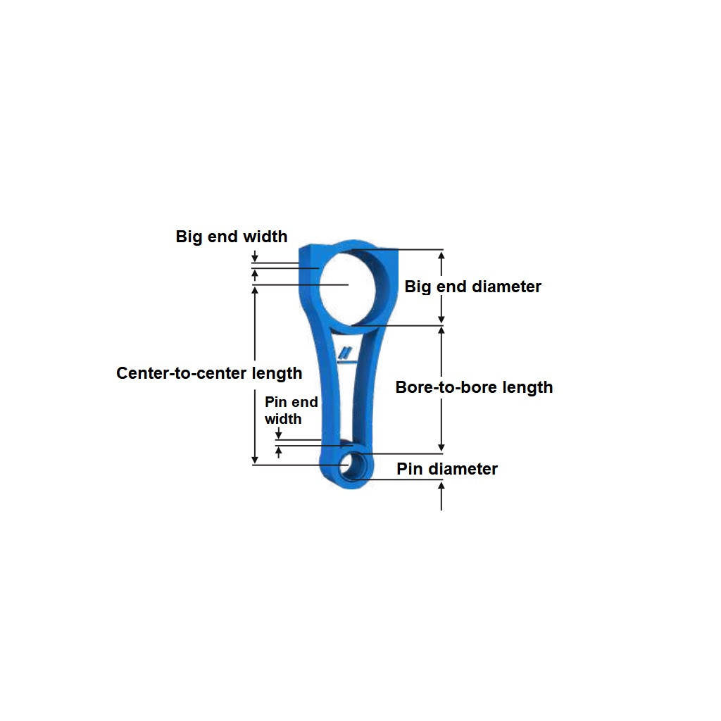 Connecting rod fits VW Golf Jetta Passat Tiguan 2.0 TSi EA888 23mm