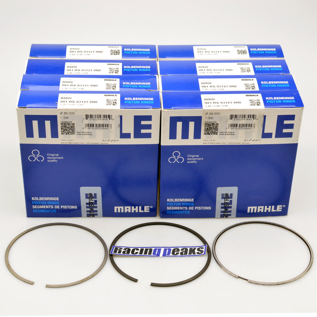 MAHLE piston rings x8 fits BMW S63B44 N63B44B N63B44C 550i 650i 750i X5 50i 89.00