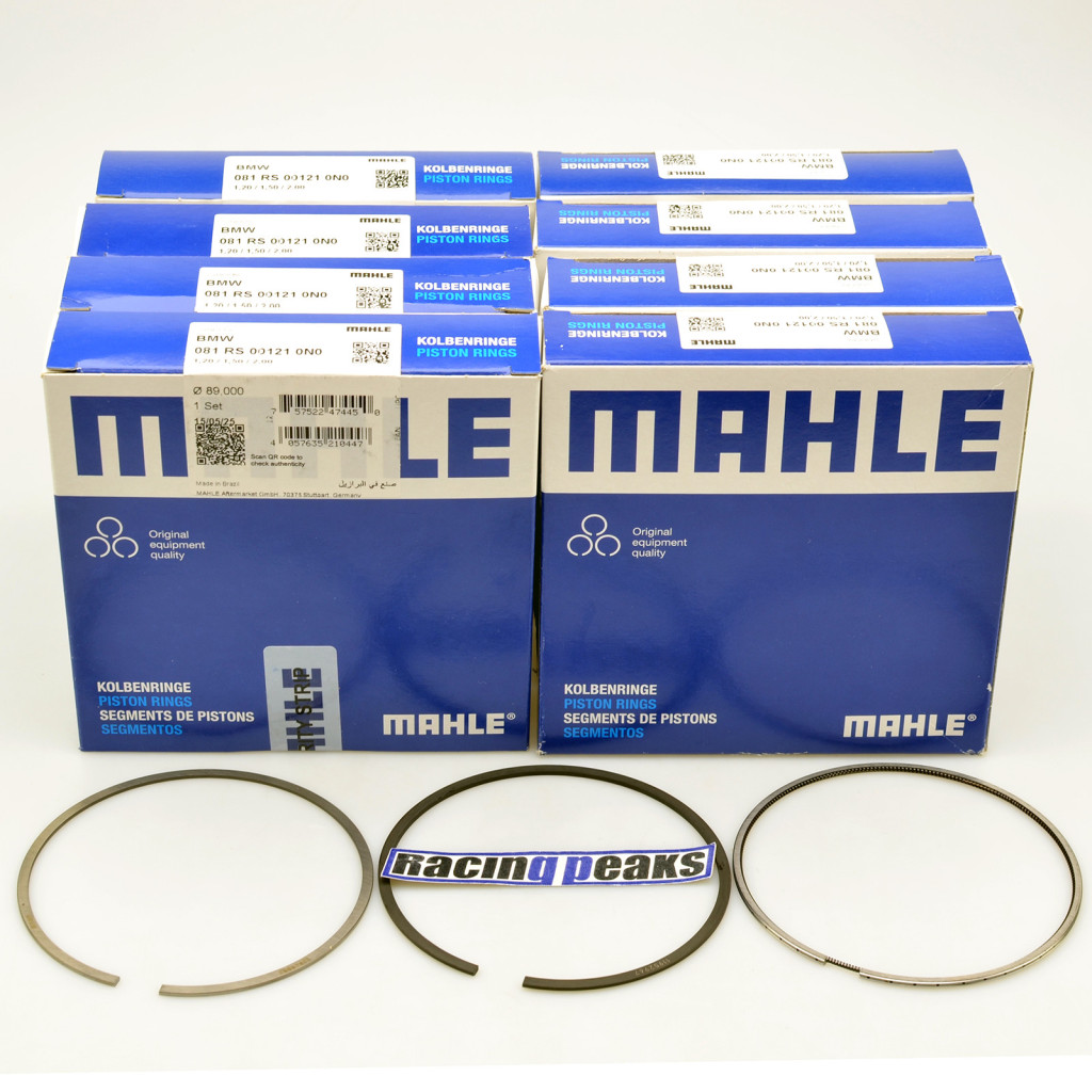 MAHLE piston rings x8 fits BMW S63B44 N63B44B N63B44C 550i 650i 750i X5 50i 89.00