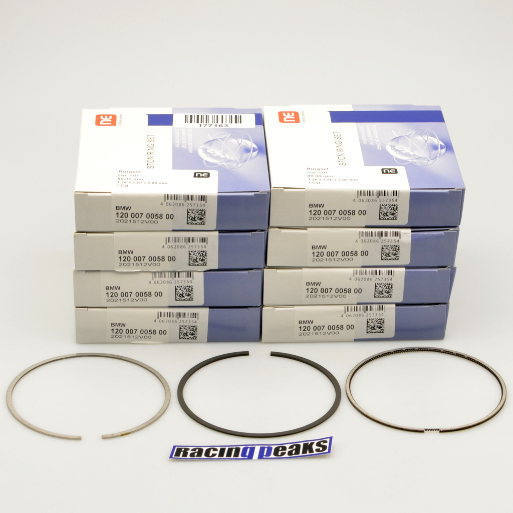 Piston rings x8 fits BMW N63B44B N63B44C S63B44 4.4L M550i 650i 750i X5 50i 89.00