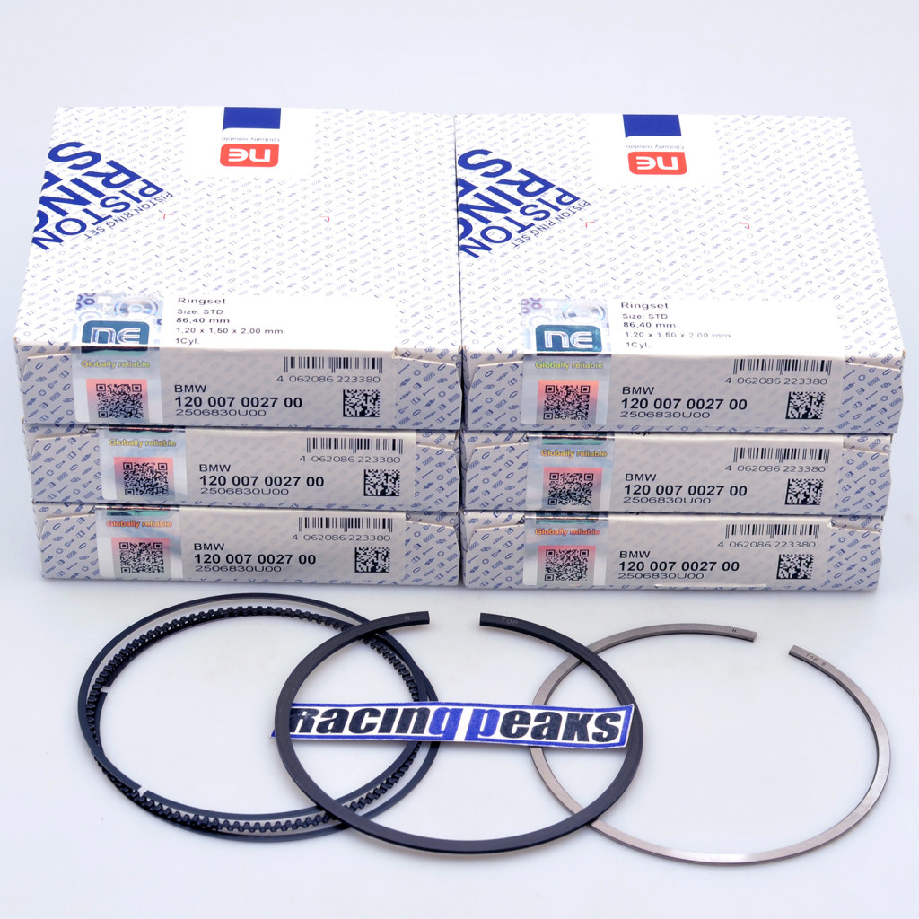 Piston rings x6 fits BMW S50B32 S52B32 M3 Z3M 1995-2000