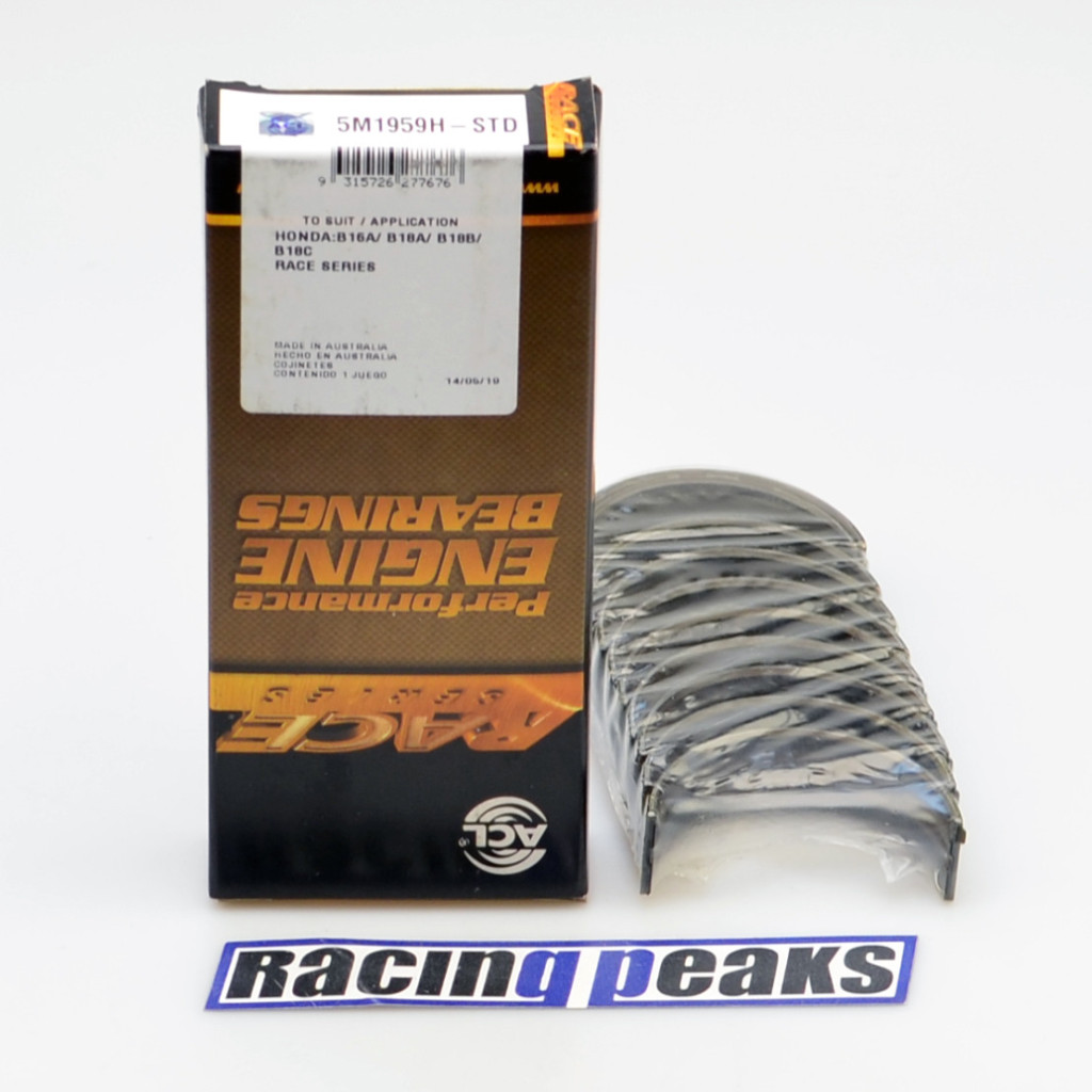 ACL Race 5M1959H main bearings fits Honda B16 B17 B18 B20 K20 K23 K24 16v