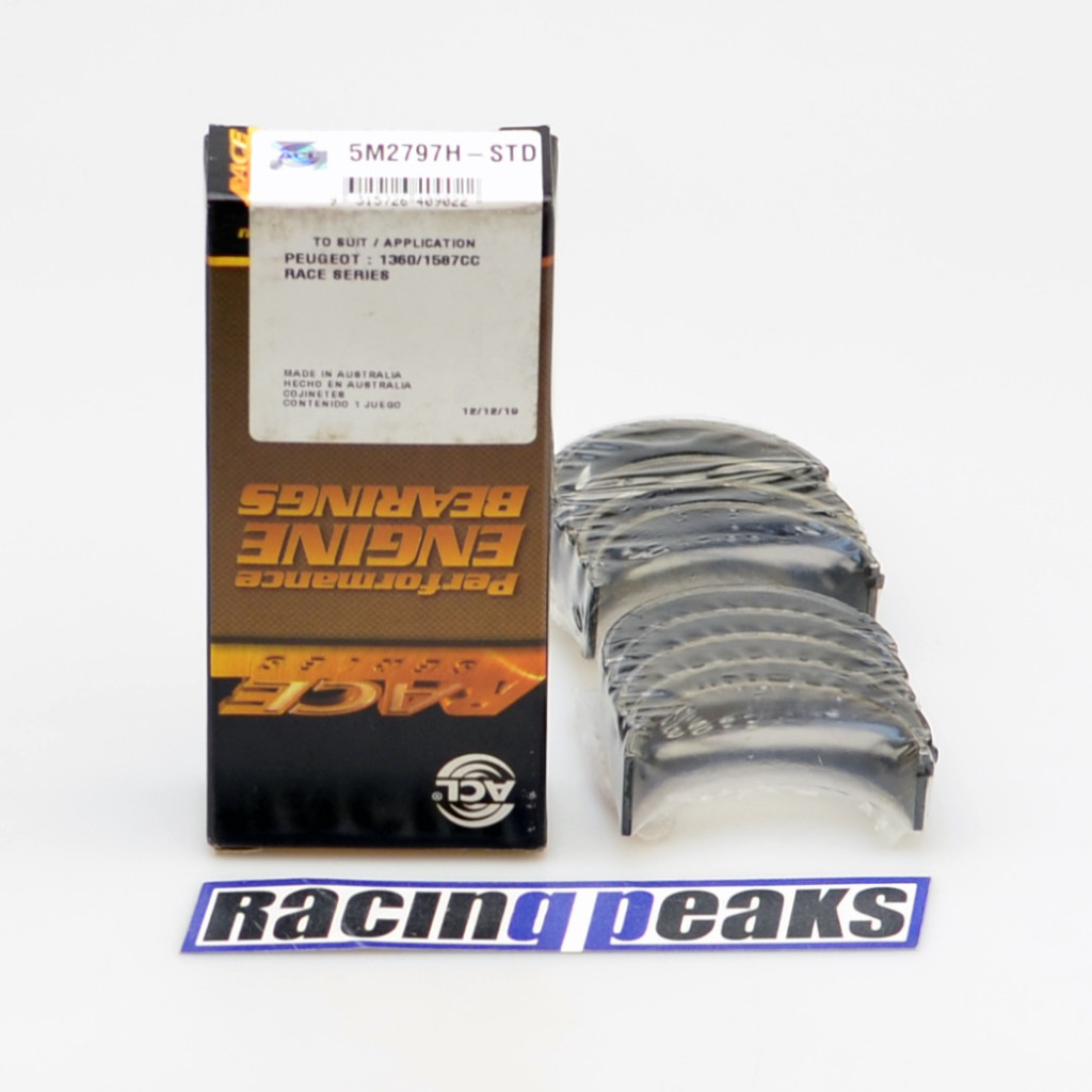 ACL Race 5M2797H main bearings fits Peugeot TU3JP TU5JP4 1.4L 1.6L 8v 16v