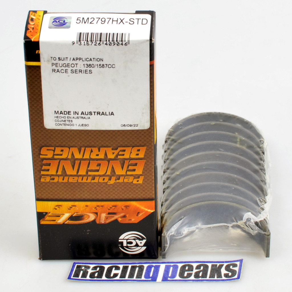 ACL Race 5M2797HX main bearings fits Peugeot TU3J2 TU5JP TU5JP4 8v 16v
