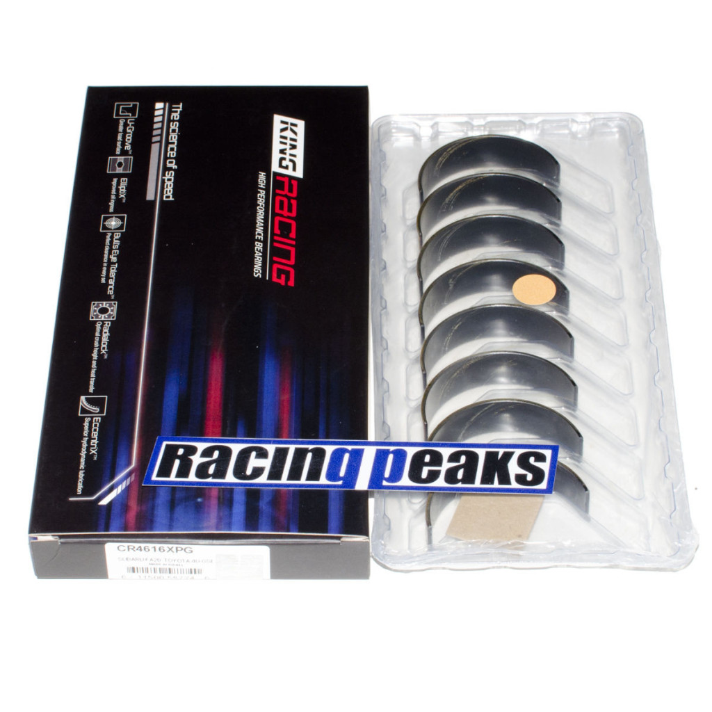 King Racing CR4616XPG rod bearings fits CR4616XPGC Subaru BRZ FA20 2.0L 16v