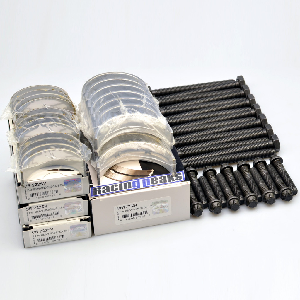 BMW 135i M135i M235i 335i 535i 640i N54B30 N55B30 rod main bearings bolt set