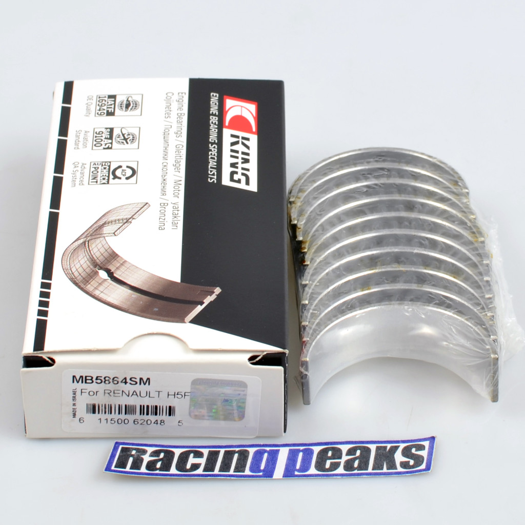 Main bearings fits Renault Megane Clio Duster Dokker Lodgy 1.2 Tce 2012- H5F