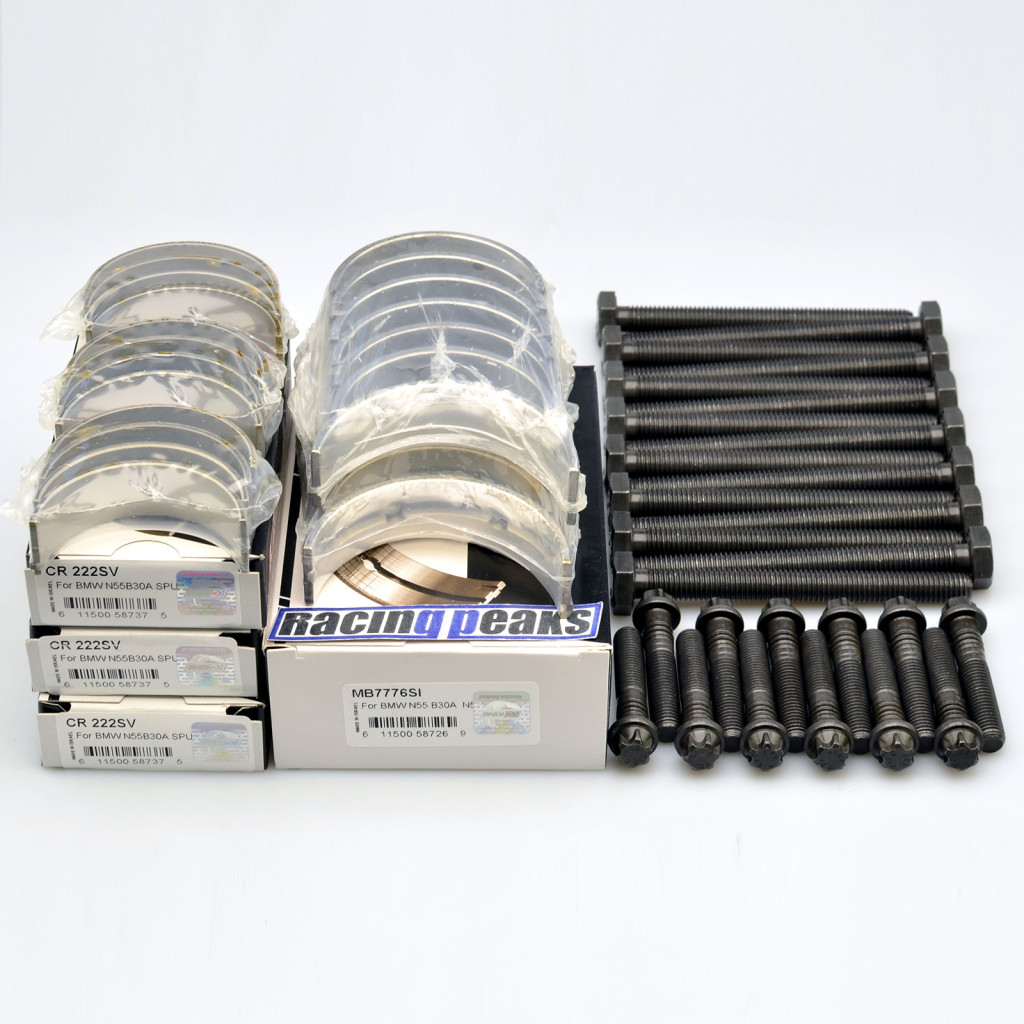 BMW 135i M135i M235i 335i 535i 640i N54B30 N55B30 rod main bearings bolt set