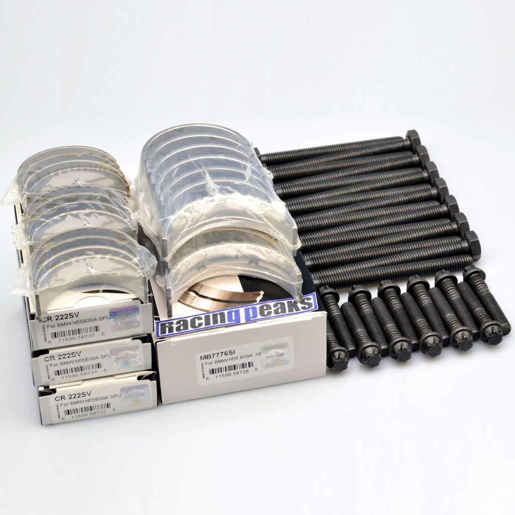 BMW 135i M135i M235i 335i 535i 640i N54B30 N55B30 rod main bearings bolt set