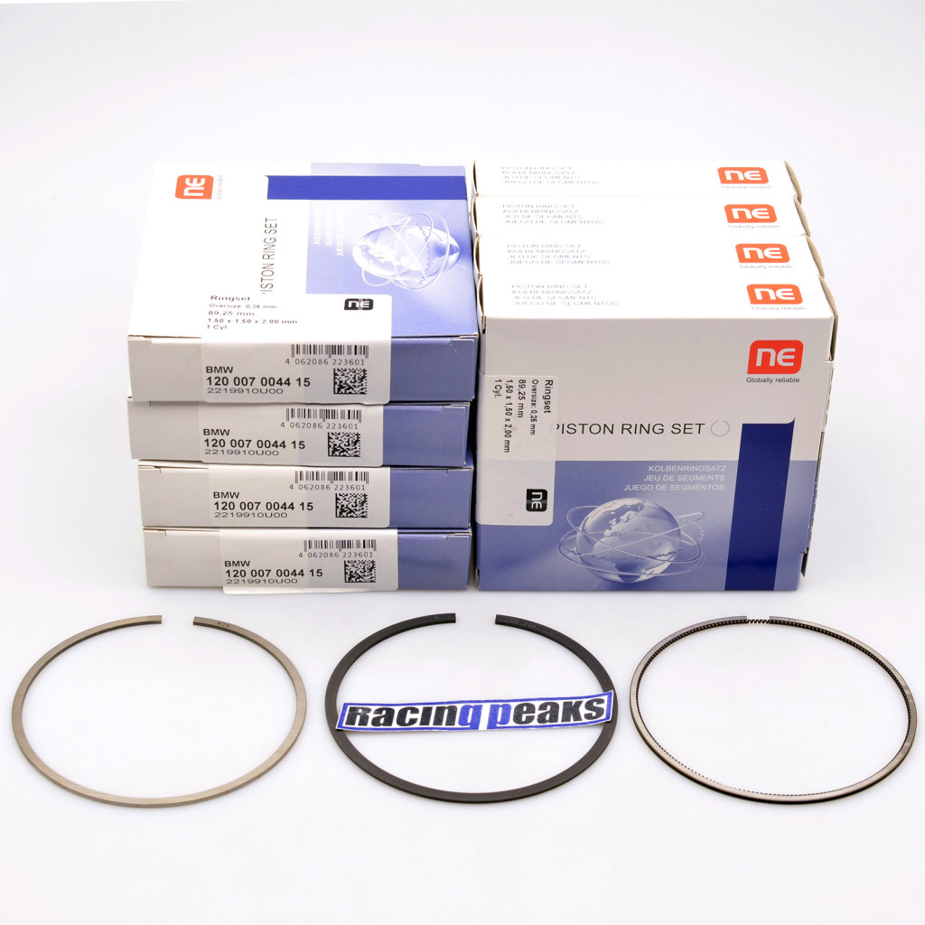 Piston rings x8 fits BMW N63B44A S63B44 550i 650i 750i X5 X6 50i 89.25 +0.25
