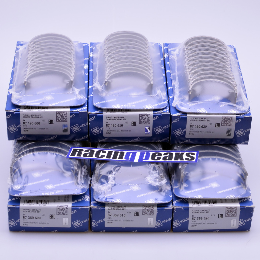 BMW M54 M52 M50 M20 S50B30US S52B32US main & con rod bearings 87369600 8749 0