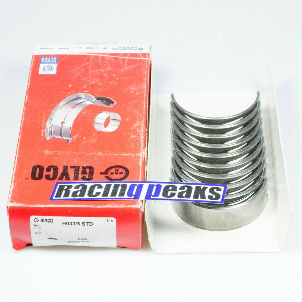 BMW M60B30 M60B40 M62B35 M62B44 M62B46 S62B50 V8 32V main bearing Glyco H033/5