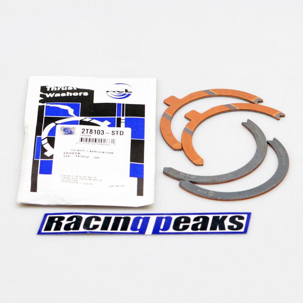 ACL 2T8103 thrust washers fits Toyota 1JZ 2JZ Supra Crown Altezza IS300 2.5L 3.0L