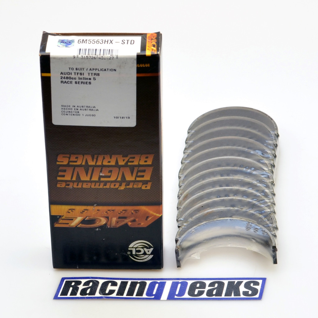 ACL Race 6M5563HX main bearings fits Audi 2.5 TFSI CEPA CEPB TTRS RS3 RSQ3
